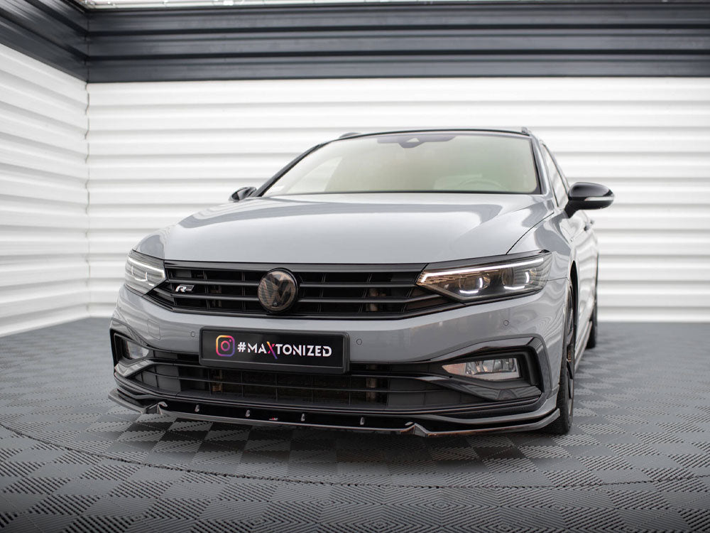 Front Splitter V.1 Volkswagen Passat R-Line B8 Facelift - Wayside Performance 