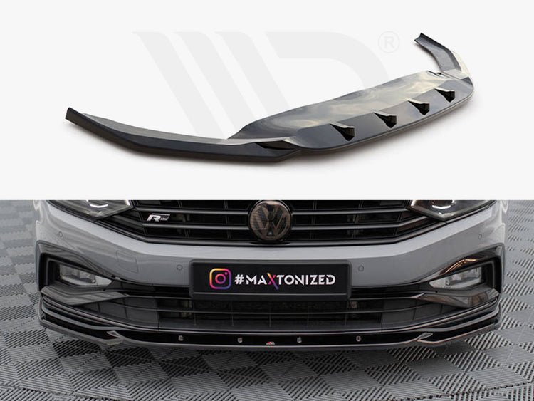 Front Splitter V.2 Volkswagen Passat R-Line B8 Facelift - Wayside Performance 