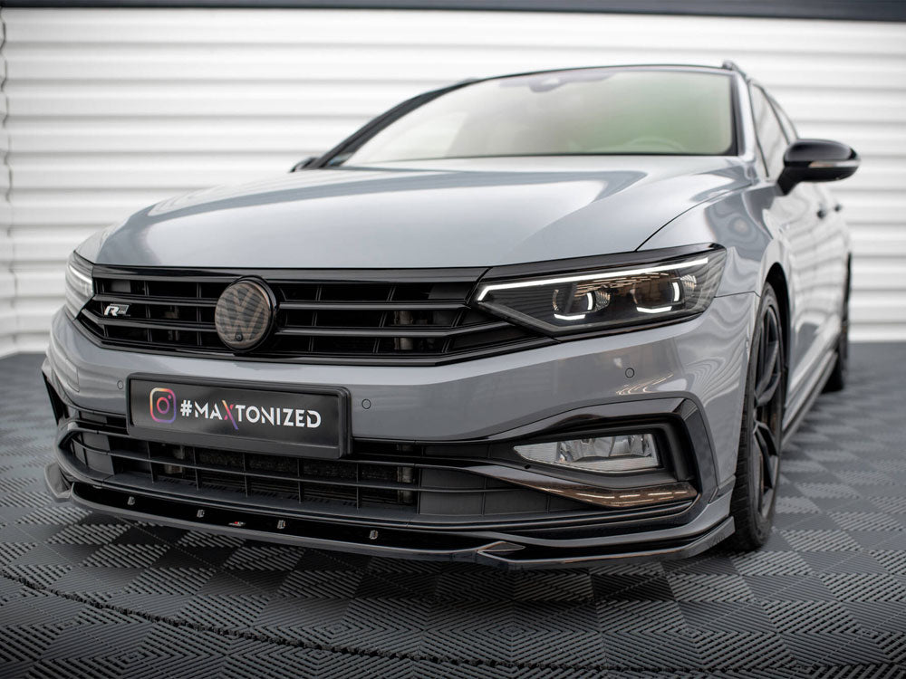 Front Splitter V.2 Volkswagen Passat R-Line B8 Facelift - Wayside Performance 
