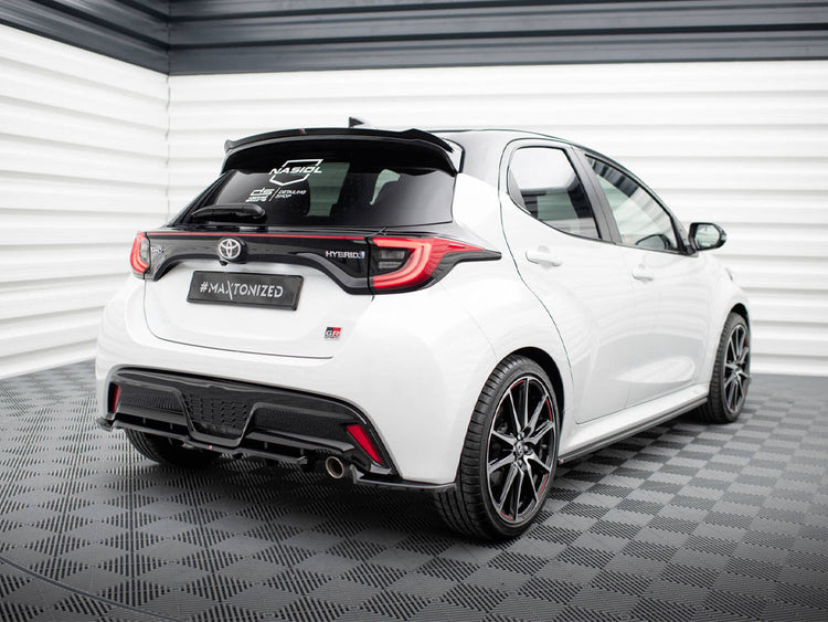 Central Rear Splitter (Vertical Bars) Toyota Yaris GR Sport Mk4 - Wayside Performance 