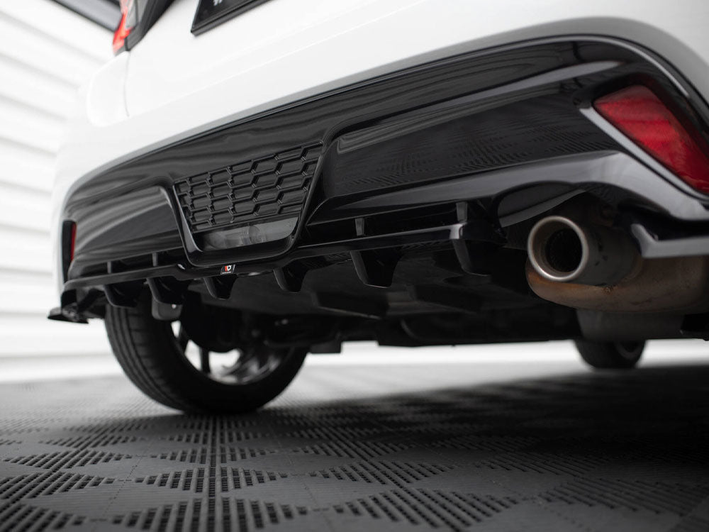 Central Rear Splitter (Vertical Bars) Toyota Yaris GR Sport Mk4 - Wayside Performance 