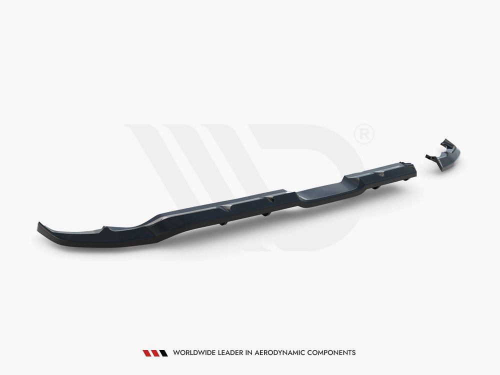 Central Rear Splitter (Vertical Bars) Toyota Yaris GR Sport Mk4 - Wayside Performance 