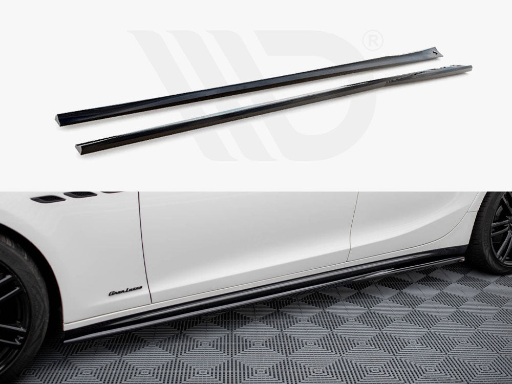 Side Skirts Diffusers Maserati Ghibli Mk3 Facelift - Wayside Performance 