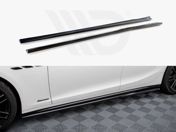 Side Skirts Diffusers Maserati Ghibli Mk3 Facelift - Wayside Performance 