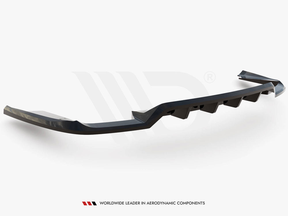 Central Rear Splitter (Vertical Bars) Maserati Ghibli Mk3 Facelift - Wayside Performance 