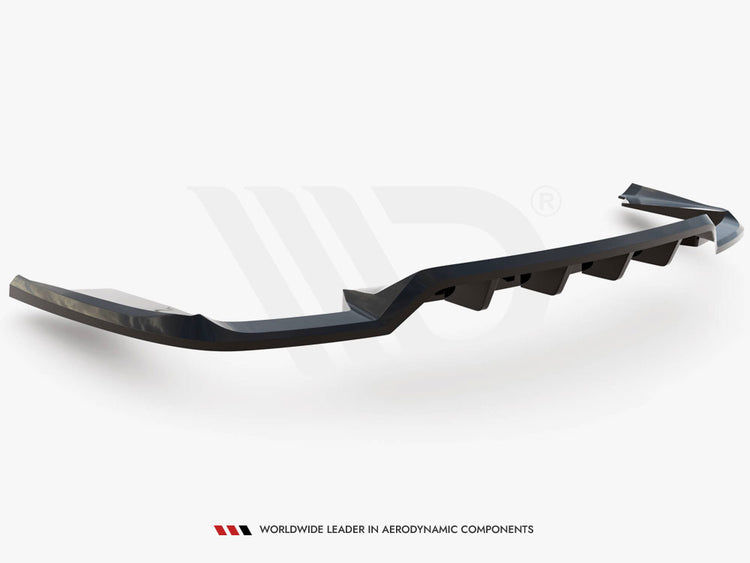 Central Rear Splitter (Vertical Bars) Maserati Ghibli Mk3 Facelift - Wayside Performance 