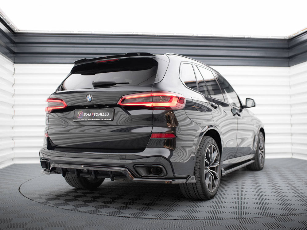 Central Rear Splitter (Vertical Bars) BMW X5 M-Sport G05 - Wayside Performance 