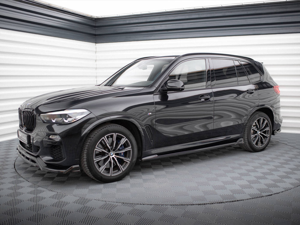 Side Skirts Diffusers V.2 BMW X5 M-Sport G05 - Wayside Performance 