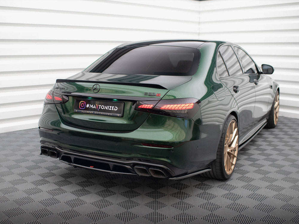 Central Rear Splitter (Vertical Bars) Mercedes-AMG E63 W213 Facelift - Wayside Performance 