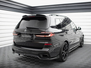 Central Rear Splitter (Vertical Bars) BMW X7 M-Pack G07 Facelift - Wayside Performance 