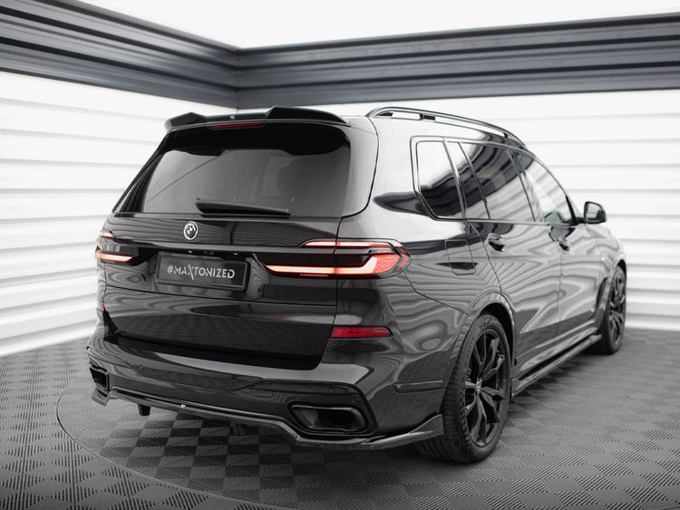 Central Rear Splitter (Vertical Bars) BMW X7 M-Pack G07 Facelift - Wayside Performance 