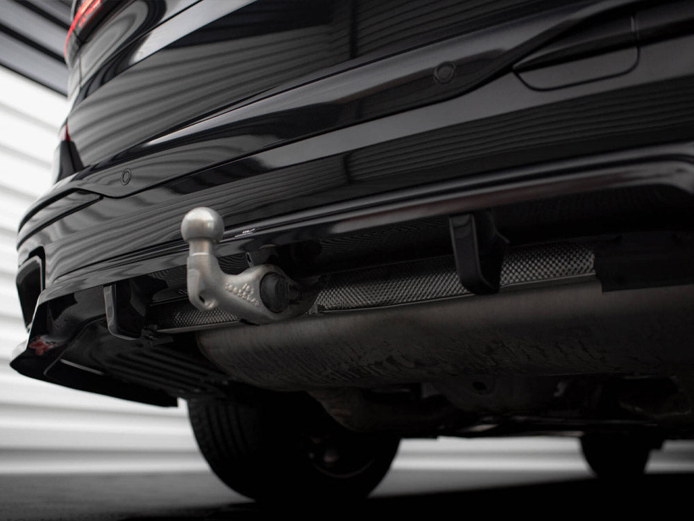 Central Rear Splitter (Vertical Bars) BMW X7 M-Pack G07 Facelift - Wayside Performance 