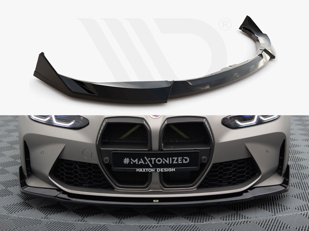 Front Splitter V.4 CSL Look BMW M4 G82 / M3 G80 - Wayside Performance 