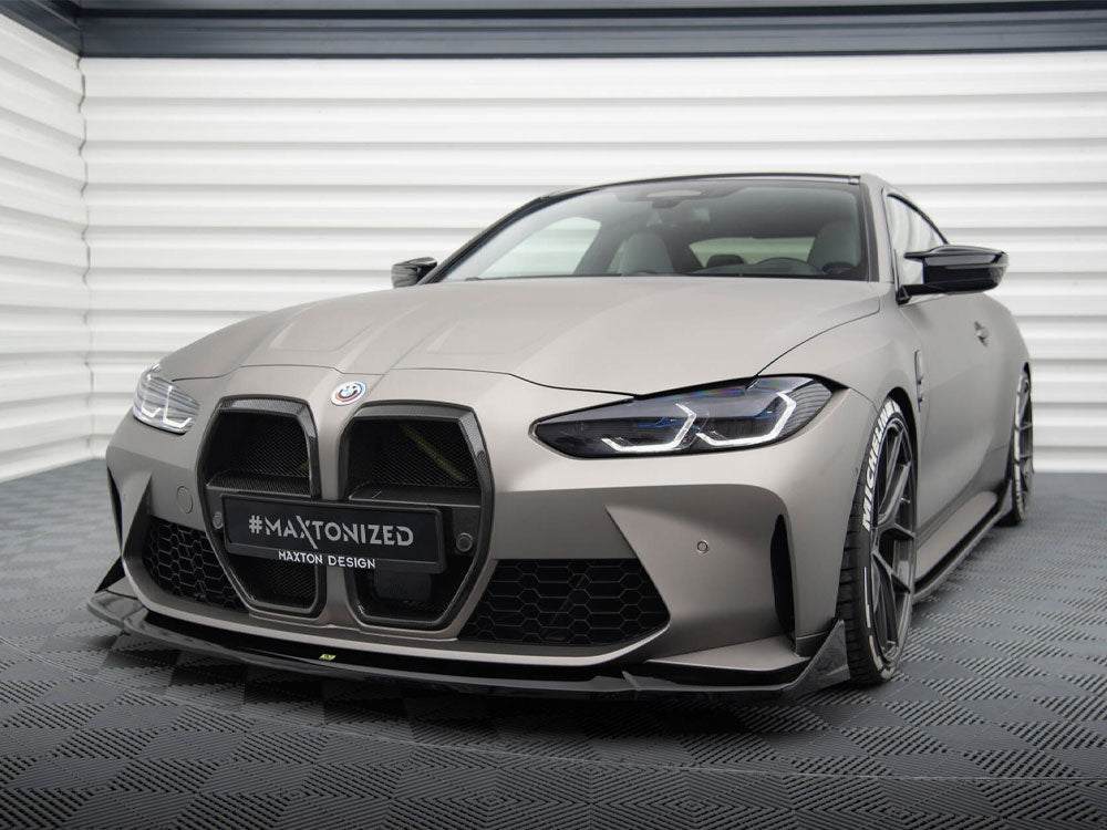 Front Splitter V.4 CSL Look BMW M4 G82 / M3 G80 - Wayside Performance 