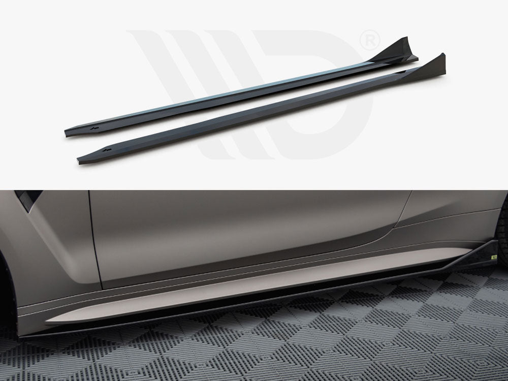 Side Skirts Diffusers V.3 CSL Look BMW M4 G82 - Wayside Performance