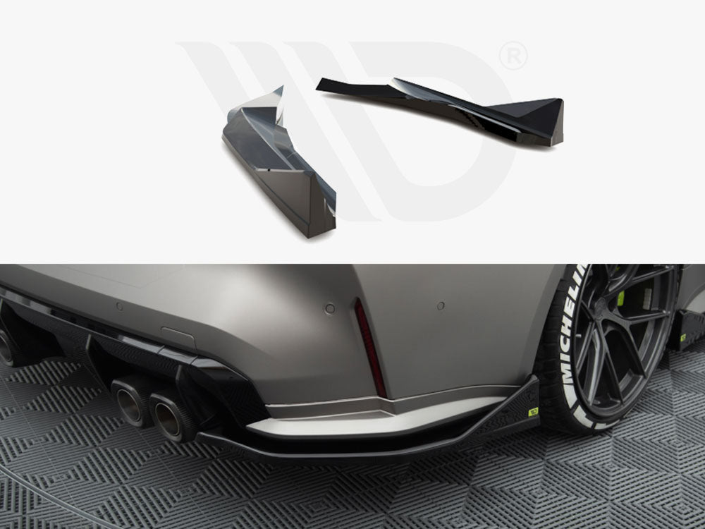 Rear Side Splitters V.3 CSL Look BMW M4 G82 - Wayside Performance 
