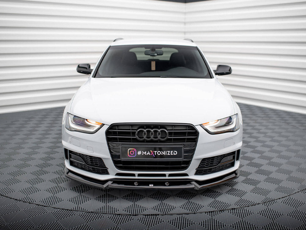 Front Splitter V.1 Audi A4 Competition B8 Facelift - Wayside Performance 
