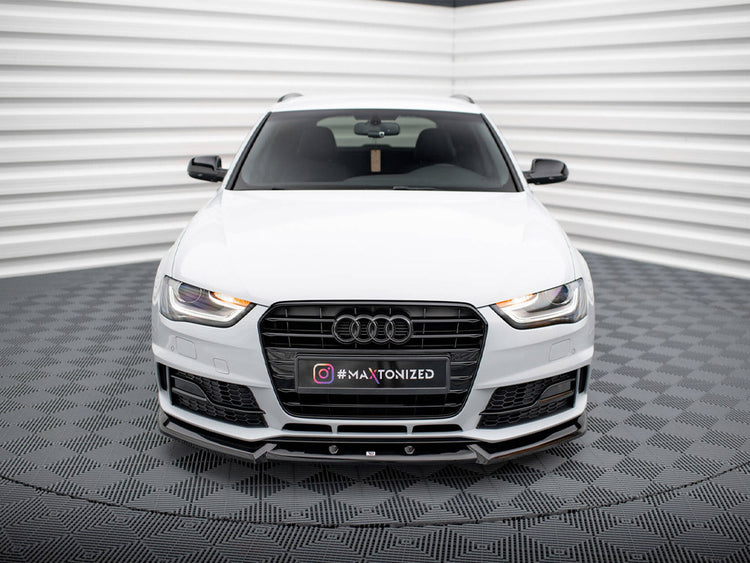 Front Splitter V.1 Audi A4 Competition B8 Facelift - Wayside Performance 