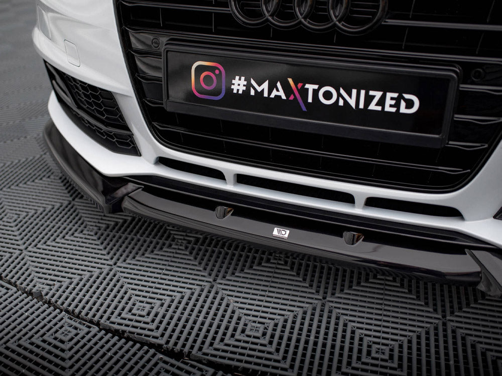 Front Splitter V.1 Audi A4 Competition B8 Facelift - Wayside Performance 