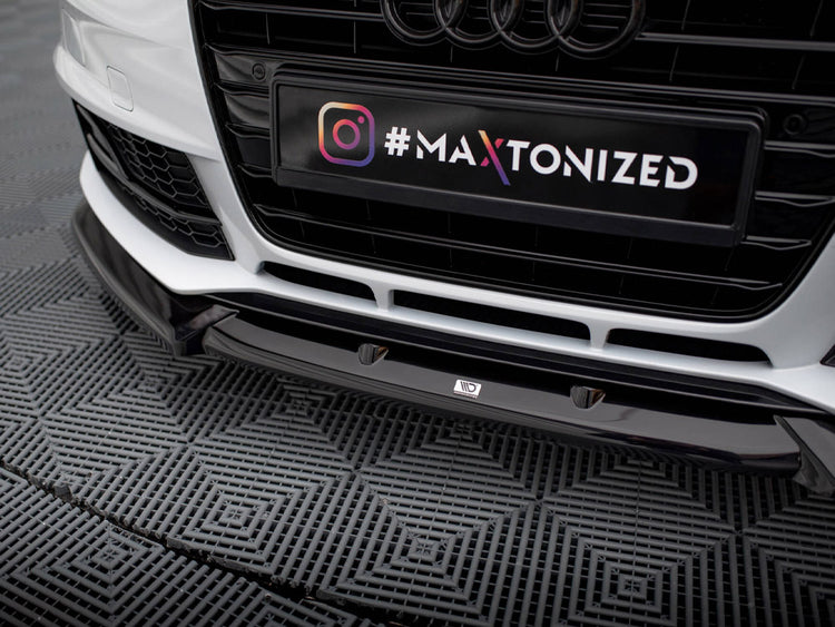 Front Splitter V.1 Audi A4 Competition B8 Facelift - Wayside Performance 
