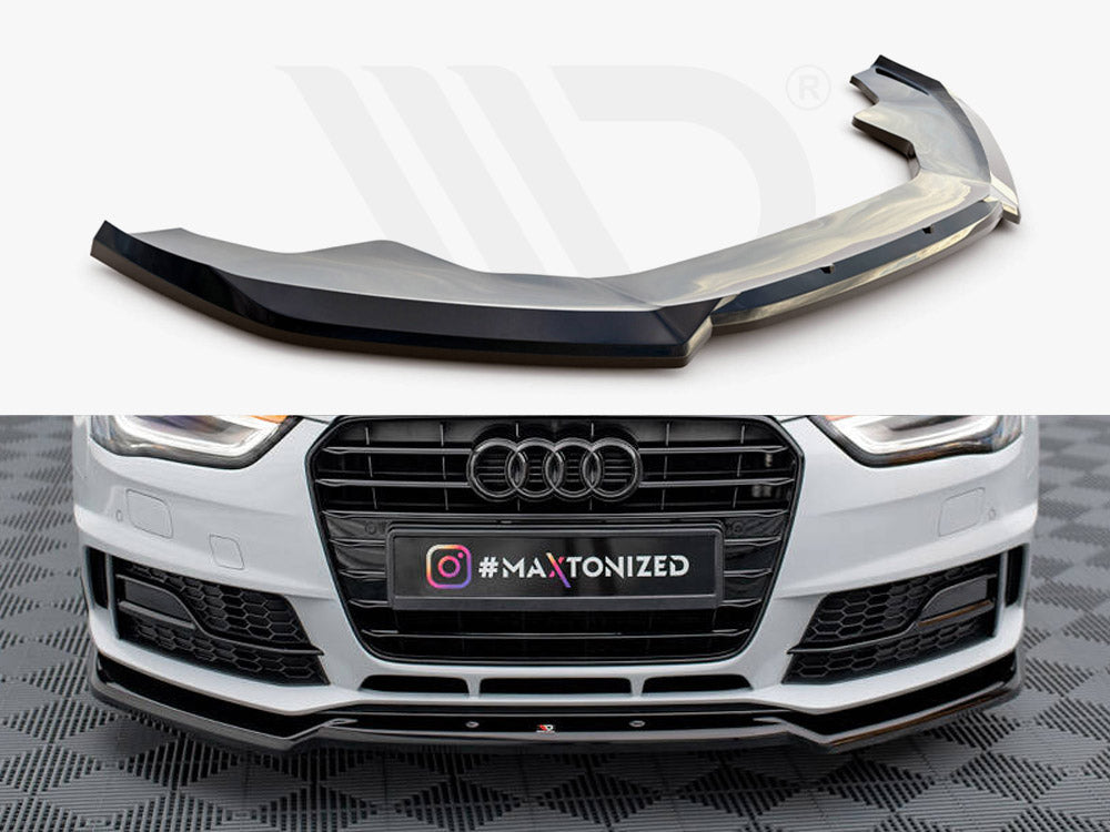 Front Splitter V.2 Audi A4 Competition B8 Facelift - Wayside Performance 
