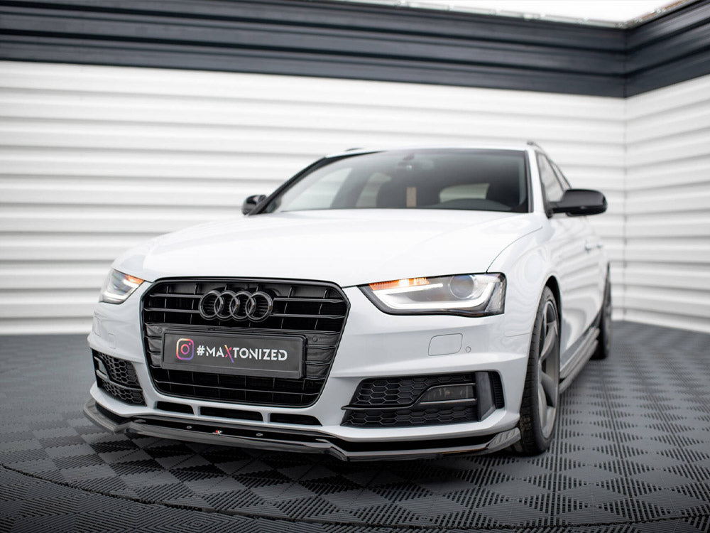 Front Splitter V.2 Audi A4 Competition B8 Facelift - Wayside Performance 