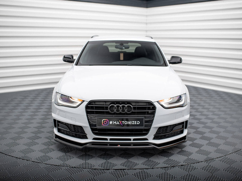 Front Splitter V.2 Audi A4 Competition B8 Facelift - Wayside Performance 