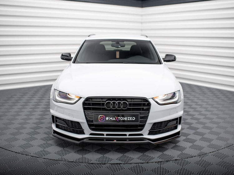 Front Splitter V.2 Audi A4 Competition B8 Facelift - Wayside Performance 
