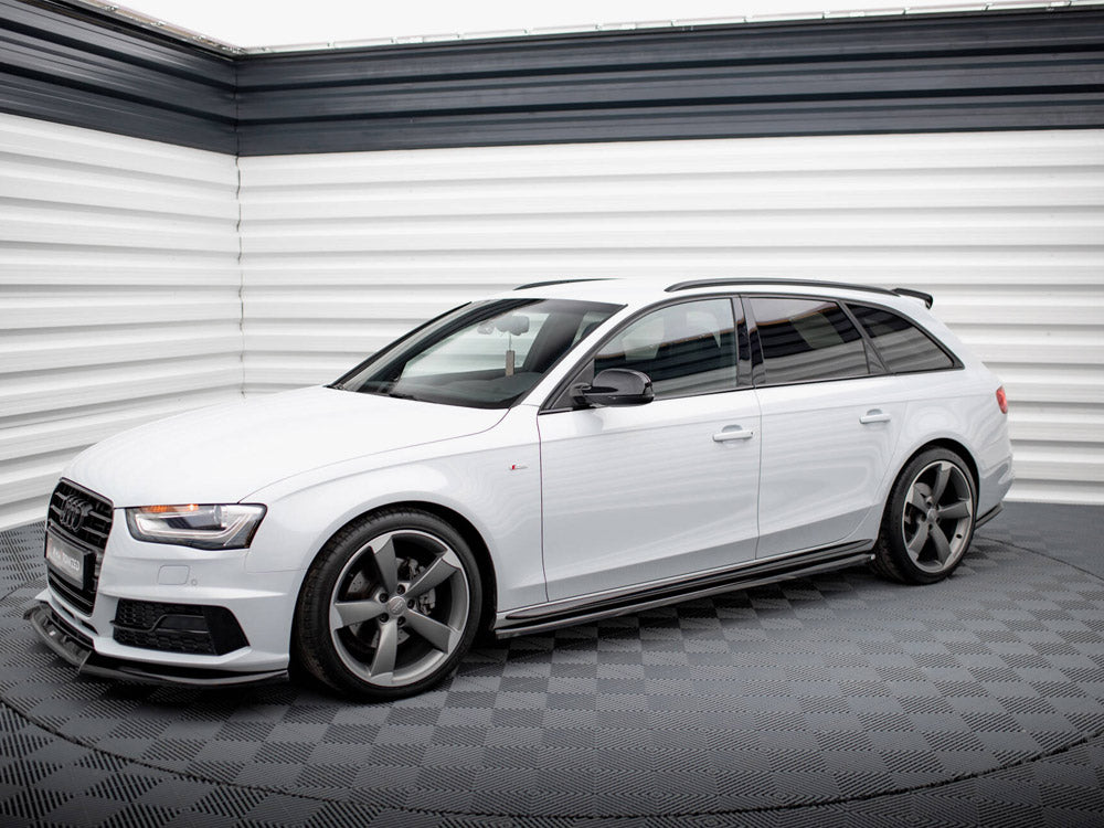Side Skirts Diffusers V.3 Audi A4 / A4 S-Line / S4 B8 - Wayside Performance 