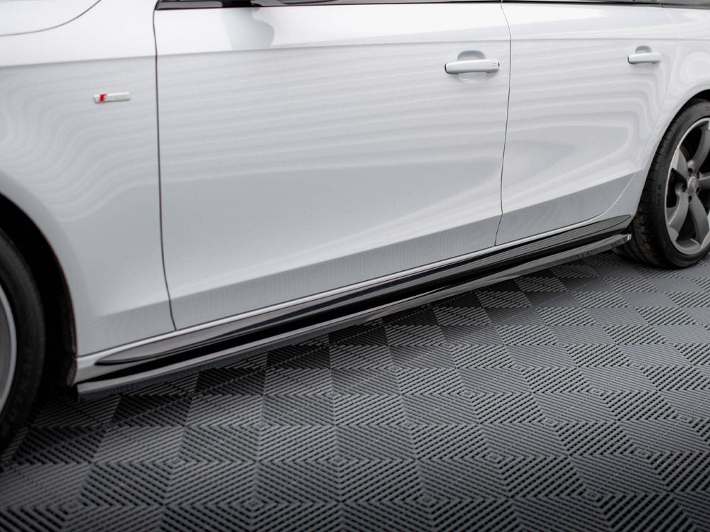 Side Skirts Diffusers V.3 Audi A4 / A4 S-Line / S4 B8 - Wayside Performance 