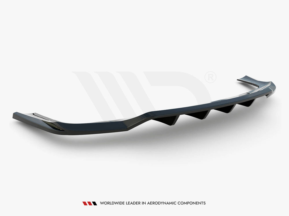 Central Rear Splitter (Vertical Bars) Mercedes-Benz GLE SUV AMG-Line W167 - Wayside Performance 