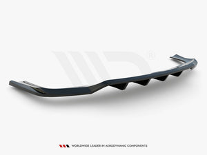 Central Rear Splitter (Vertical Bars) Mercedes-Benz GLE SUV AMG-Line W167 - Wayside Performance 