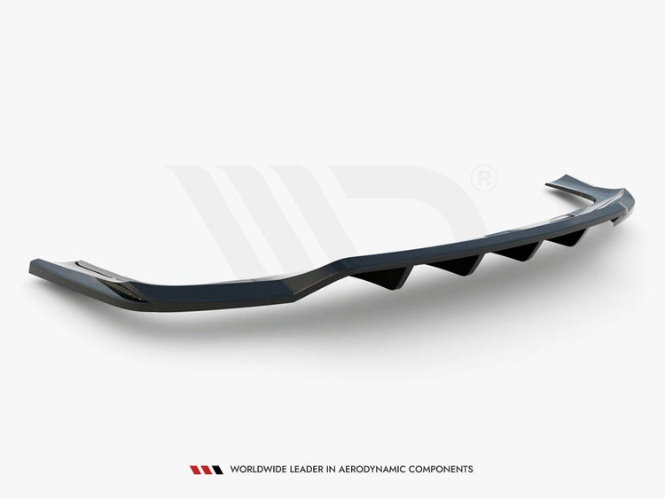 Central Rear Splitter (Vertical Bars) Mercedes-Benz GLE SUV AMG-Line W167 - Wayside Performance 