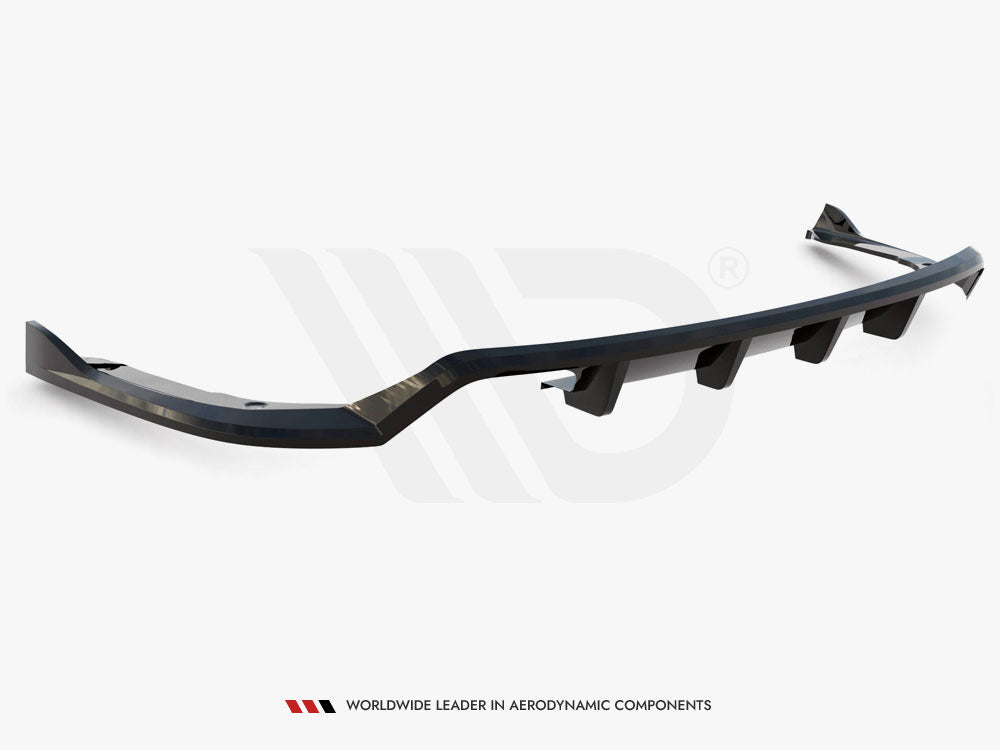 Central Rear Splitter (Vertical Bars) BMW 4 Gran Coupe M-Pack F36 - Wayside Performance 