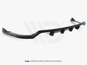 Central Rear Splitter (Vertical Bars) BMW 4 Gran Coupe M-Pack F36 - Wayside Performance 