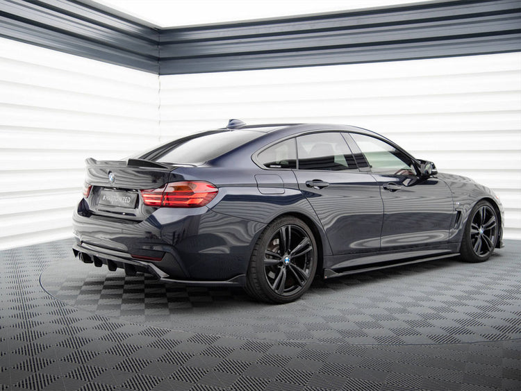 Central Rear Splitter (Vertical Bars) BMW 4 Gran Coupe M-Pack F36 - Wayside Performance 
