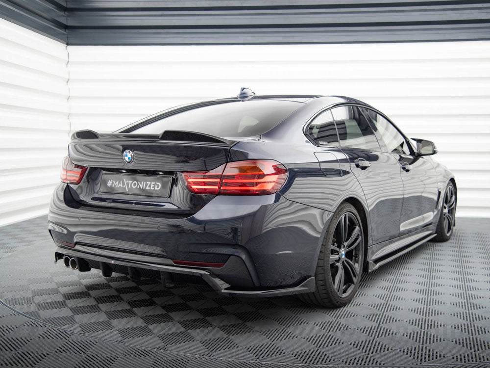Central Rear Splitter (Vertical Bars) BMW 4 Gran Coupe M-Pack F36 - Wayside Performance 