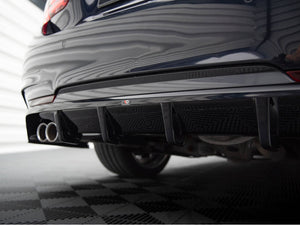 Central Rear Splitter (Vertical Bars) BMW 4 Gran Coupe M-Pack F36 - Wayside Performance 