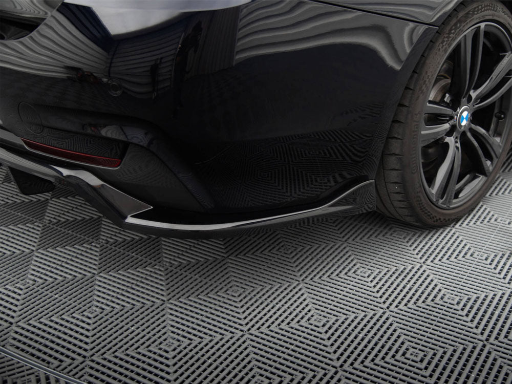 Central Rear Splitter (Vertical Bars) BMW 4 Gran Coupe M-Pack F36 - Wayside Performance 