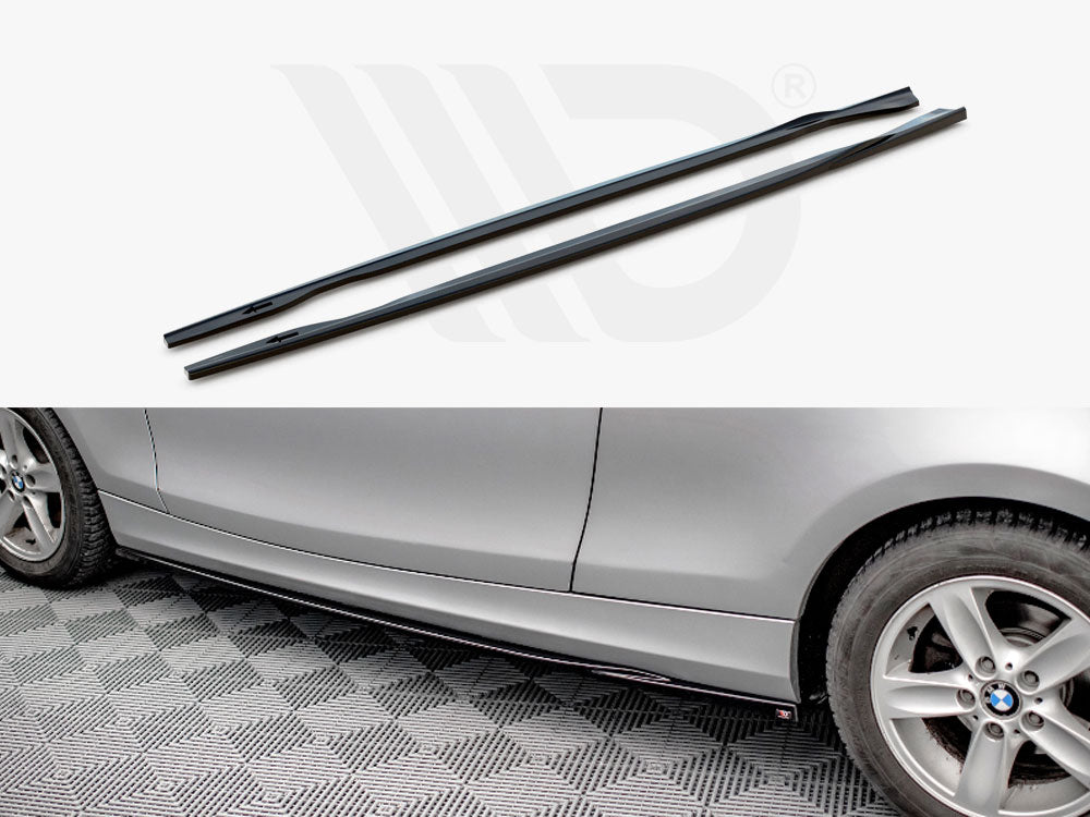 Side Skirts Diffusers V.2 BMW 1 E81 Facelift - Wayside Performance 