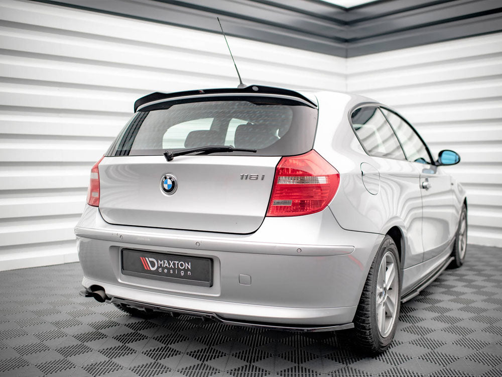 Central Rear Splitter (Vertical Bars) BMW 1 E81 Facelift - Wayside Performance 