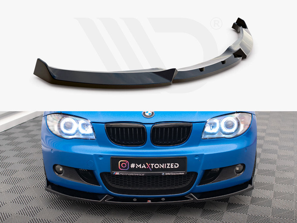 Front Splitter V.2 BMW 1 M-Pack E87 Facelift - Wayside Performance 