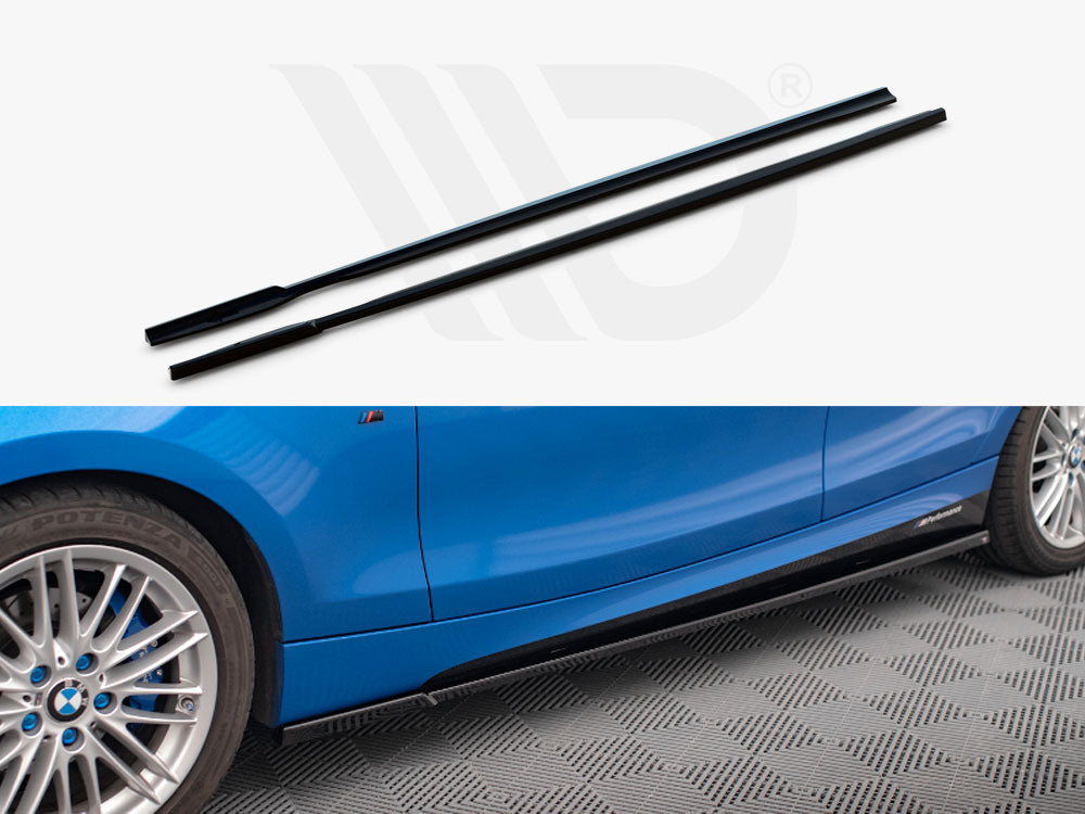 Side Skirts Diffusers BMW 1 M-Pack E87 Facelift - Wayside Performance 