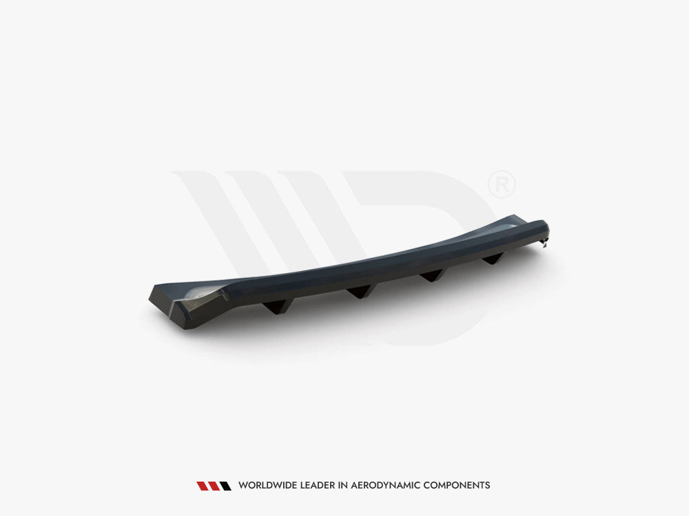 Central Rear Splitter (Vertical Bars) Ford Mondeo Sport Mk5 Facelift / Fusion Sport Mk2 Facelift - Wayside Performance 
