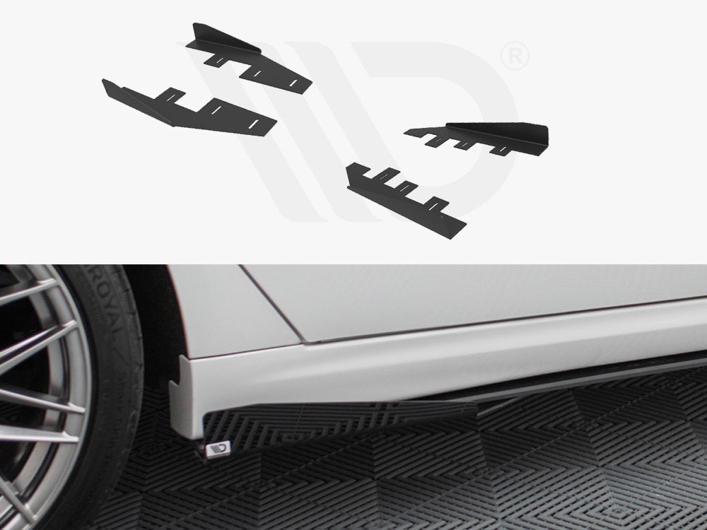Side Flaps Ford Mondeo Sport Mk5 Facelift / Fusion Sport Mk2 Facelift - Wayside Performance 