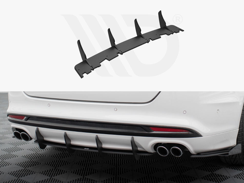 Street PRO Rear Diffuser Ford Mondeo Sport Mk5 Facelift / Fusion Sport Mk2 Facelift - Wayside Performance 