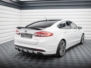 Street Pro Rear Side Splitters Ford Mondeo Sport Mk5 Facelift / Fusion Sport Mk2 Facelift - Wayside Performance 