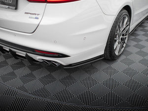 Street Pro Rear Side Splitters Ford Mondeo Sport Mk5 Facelift / Fusion Sport Mk2 Facelift - Wayside Performance 