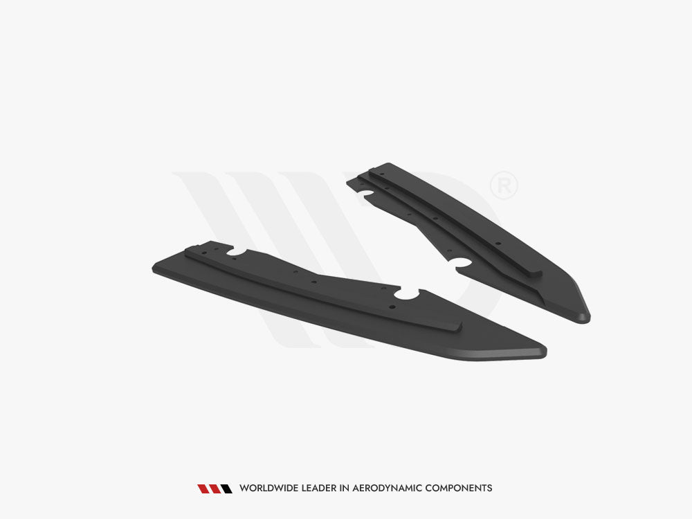 Street Pro Rear Side Splitters Ford Mondeo Sport Mk5 Facelift / Fusion Sport Mk2 Facelift - Wayside Performance 