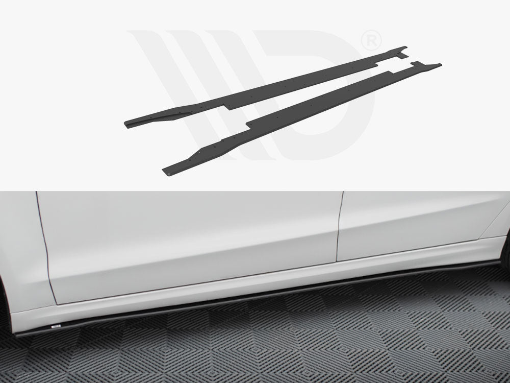 Street PRO Side Skirts Diffusers Ford Mondeo Sport Mk5 Facelift / Fusion Sport Mk2 Facelift - Wayside Performance 